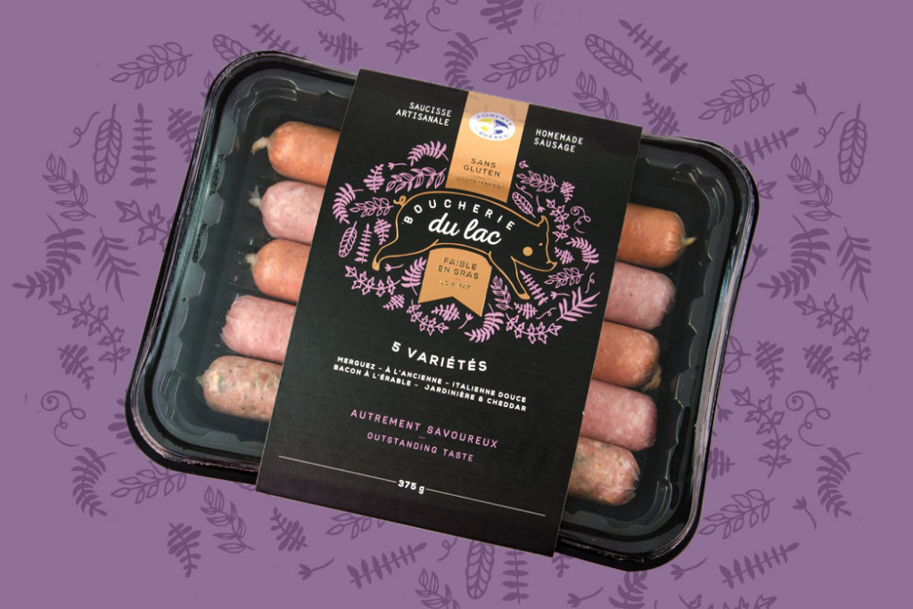 5 variétés - Saucisses artisanale - Boucherie du Lac