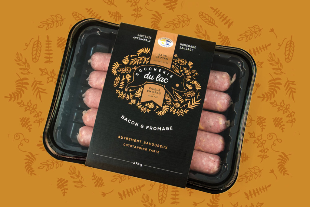 Bacon et fromage - Saucisse artisanale - Boucherie du Lac