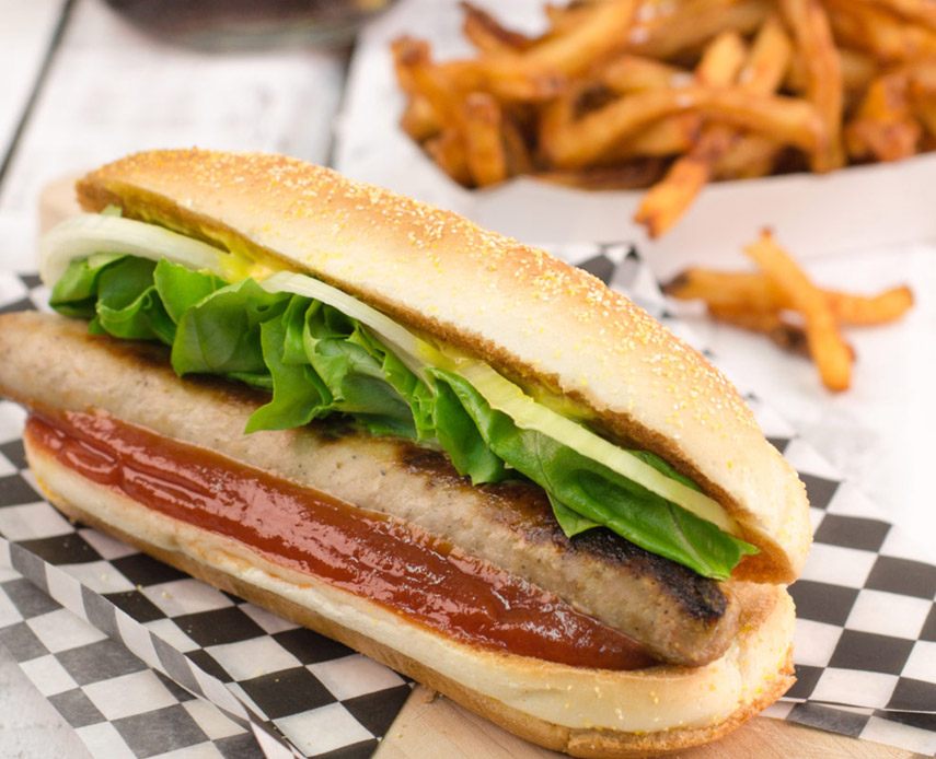 Hotdog - Fabrication artisanale - Boucherie du Lac