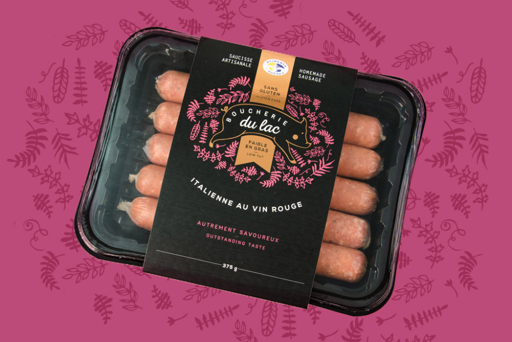 Italienne au vin rouge - Saucisse artisanale - Boucherie du Lac